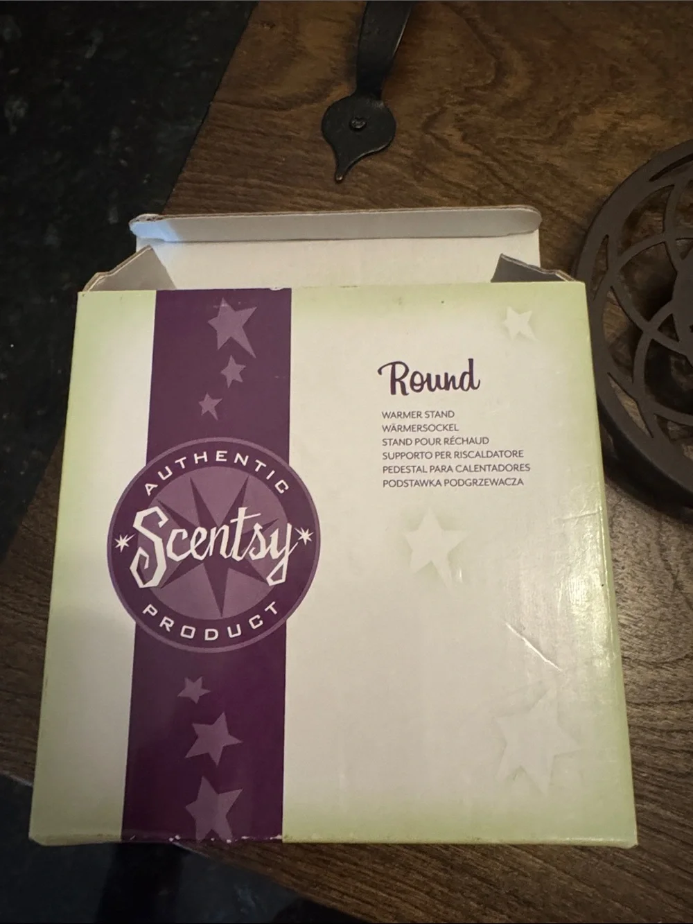 Scentsy round metal